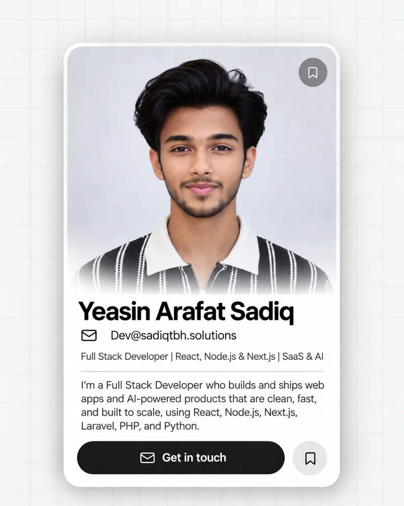 Yeasin Arafat Sadiq